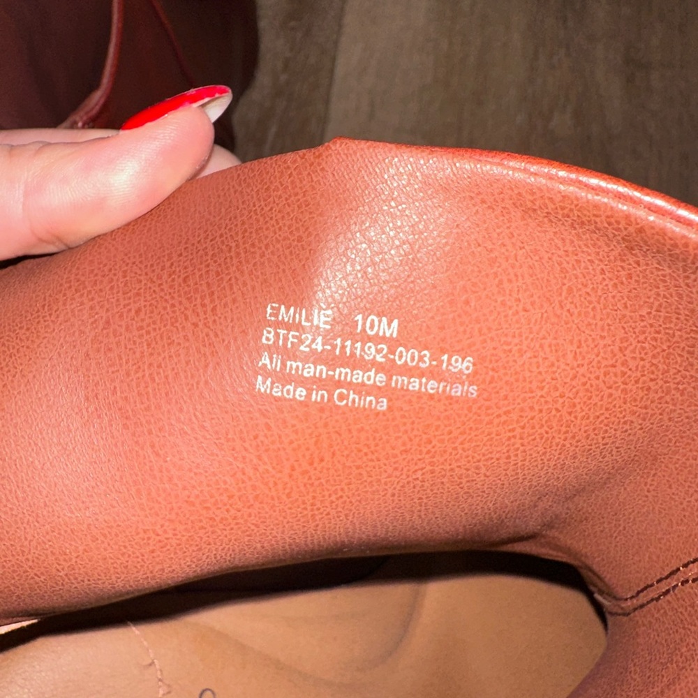 Brown leather Ankle Boots - Picture 8 of 9